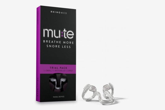 Rhinomed Mute Nasal Dilator for Snoring Reduction (Pack of Three).